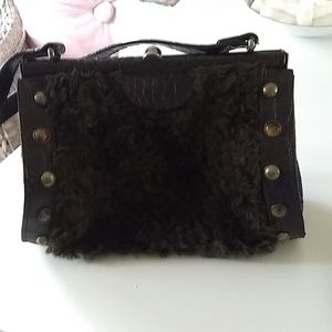 Faux fur Pocket book purse